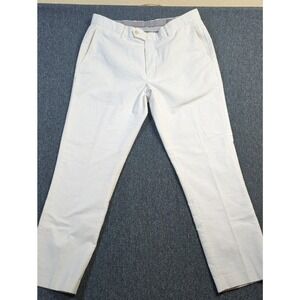 Daniel Cremieux Signature White Dress Pants Men's Tailored Fit Classic Chinos